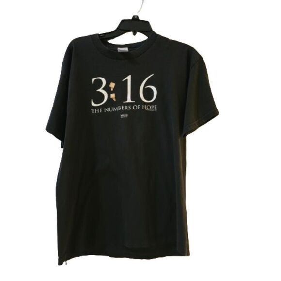 Tennessee River Men's The Number Of Hope Print Crew Neck T-Shirt Size Large - Picture 1 of 5